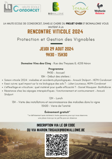 Invitation Rencontre Viticole